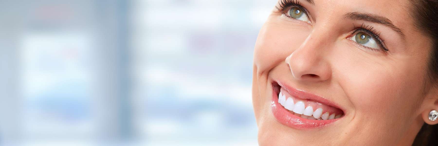 A woman with a bright smile