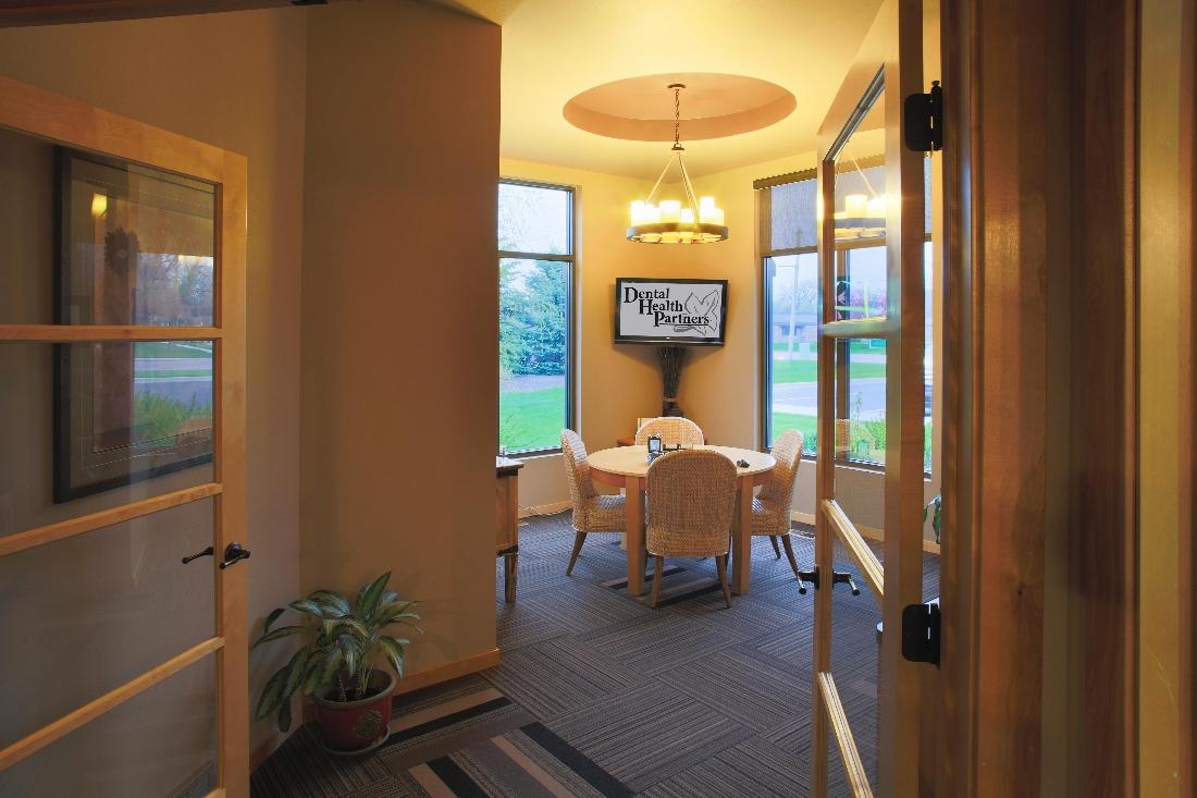 The consultation area at Dental Health Partners in Mitchell, SD