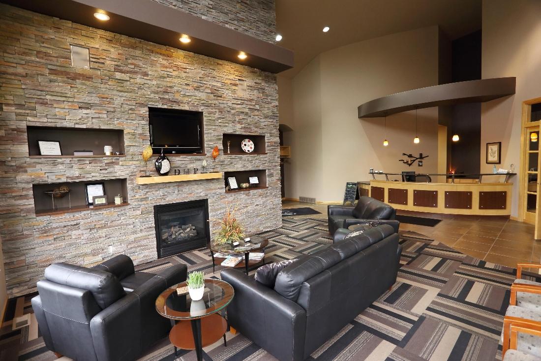 The Reception Area at Dental Health Partners in Mitchell, SD
