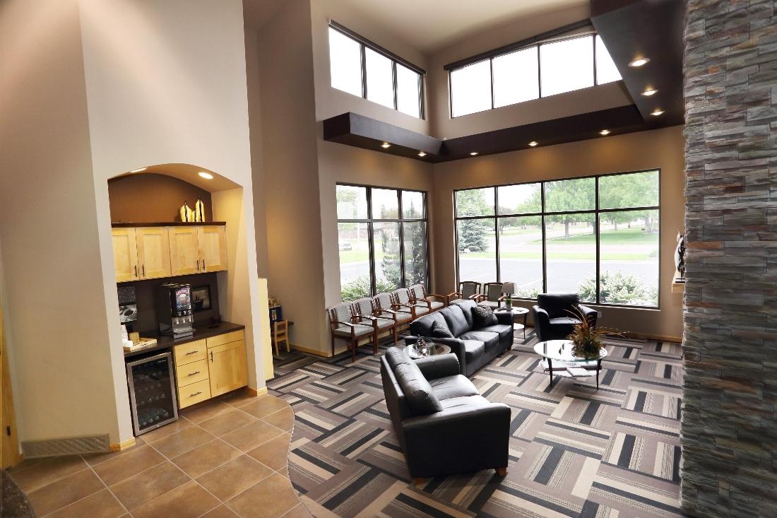 The Waiting Area at Dental Health Partners in Mitchell, SD